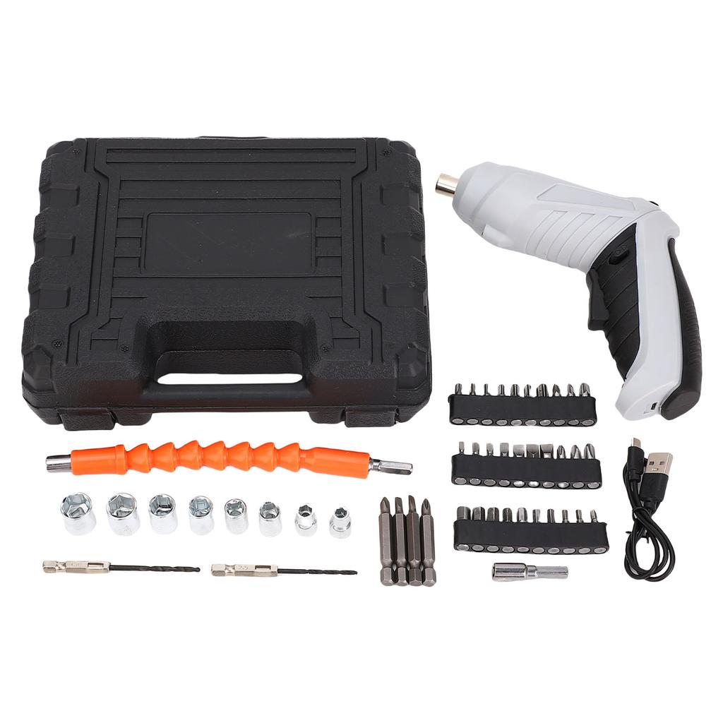 Electric Screwdriver Kit Multifunctional Rechargeable Li Battery Powered Cordless Electric Drill