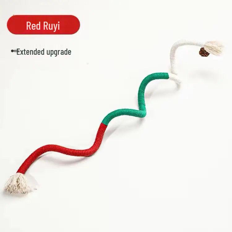 

Cat Chewing Rope Toy: Teething Relief & Entertainment Stick for Pets 70cm Chew Rope