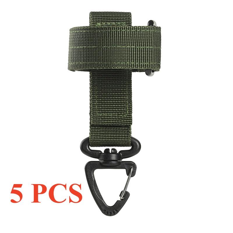 1/2/5/8PCs Multi-purpose Tactical Gloves Buckle Glove Hook Military Fan Outdoor Climbing Rope Storage Adjust Camping Hanging