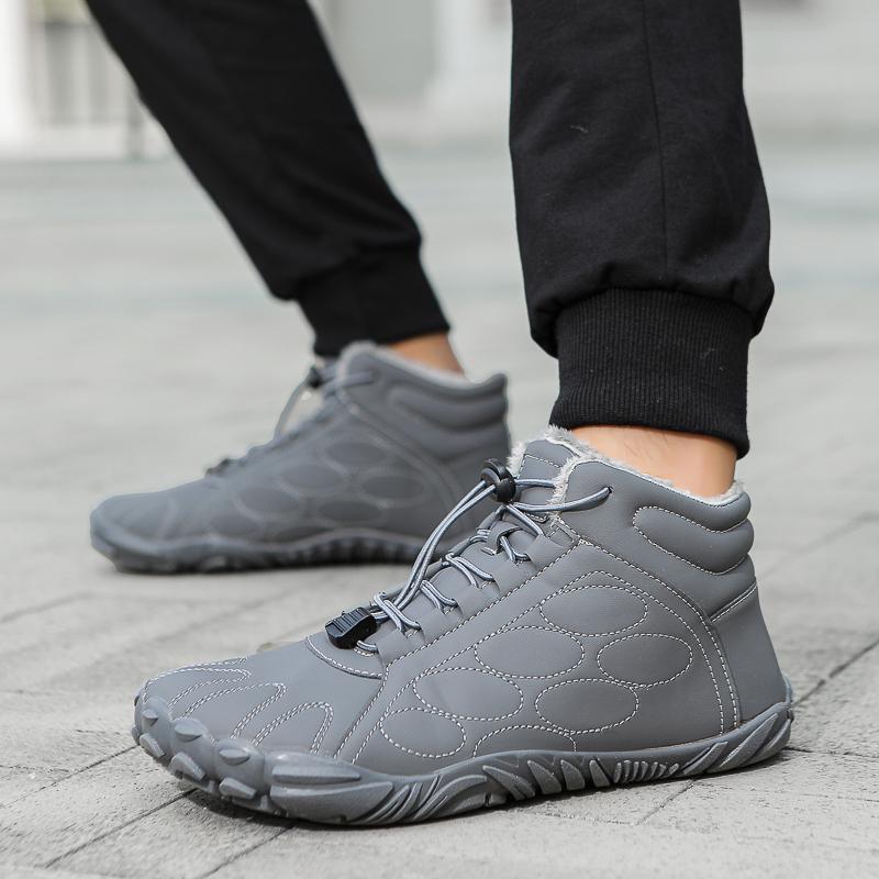 Plysch Vandring Snöstövlar Dam Ankelstövlar Herr Varma Bomullsskor Halkfria Utomhus Trekking Camping Sneakers