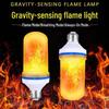 LED Simulated Dynamic Flame Bulb for Christmas and KTV Atmosphere, Blue Edged Flame Light