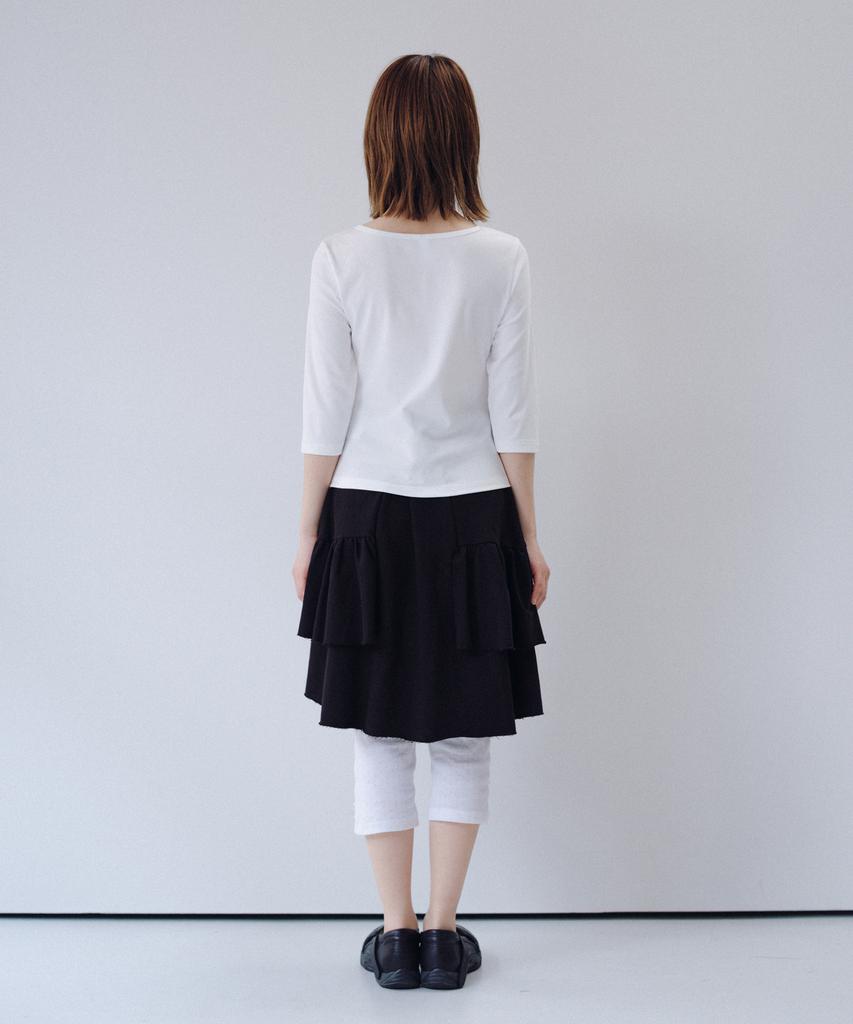 Ohesio Basic 3/4 Sleeve T-Shirt, White
