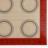 Silicone Baking Mat for Oven, Thin 0.4mm 40x30cm, Reusable Nonstick Bakeware Sheets Liner for Cookie with Measurement HPMD009