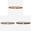 Genuine Leather Woman Belt With Rhinestones For Dress And Jeans Fashion Accessory