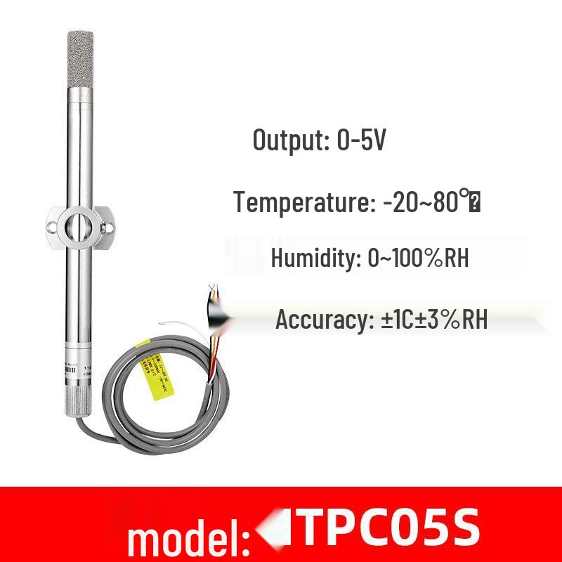 High Precision RS485 Stainless Steel Temperature & Humidity Transmitter