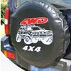 15inch 4WD 4x4 PVC Leather Spare Wheel Tire Cover Protector Bag for Jeep Wrangler JK JL 15" Spare Wheel Car Styling Accessories