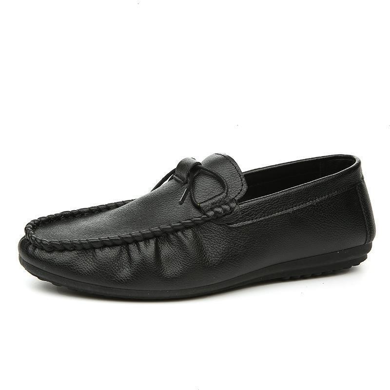 Comfortable and Breathable Men's Casual Leather Shoes, Single Shoes, Le Fu Shoes
