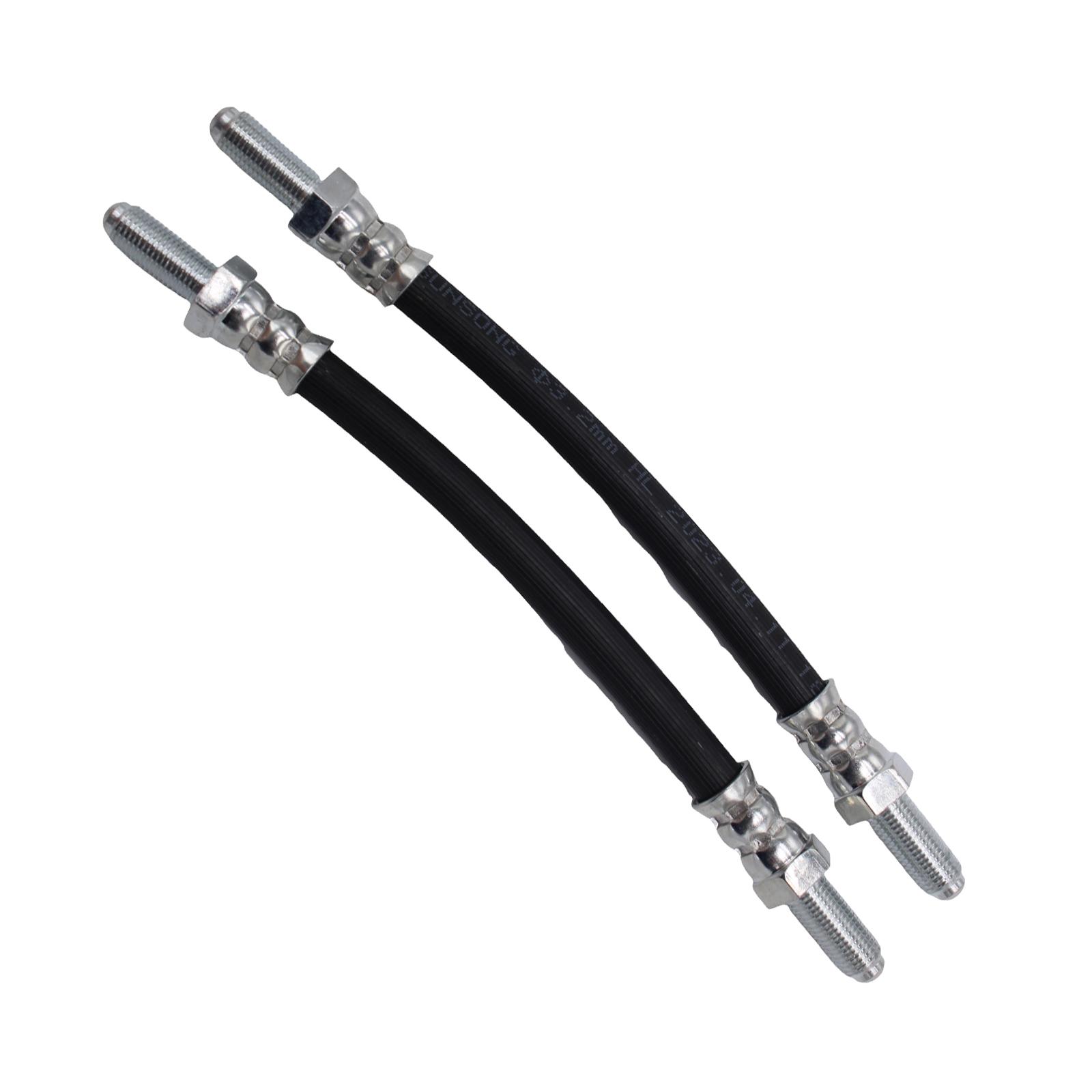 2pcs Rear Rubber Brake Hose Set For Car Classic Mini GBH250 Engine Car Parts Replacement Brake Hoses and Accessories 2PCS
