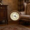 Portable Miniature Retro European Wall Clock For Dollhouses Use ABS Lightweight Design