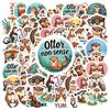 35pcs Otter Graffiti Stickers Cartoon Cute Otters Sticker Funny Waterproof Graffiti Decals Diy Laptop Phone Luggage Diary