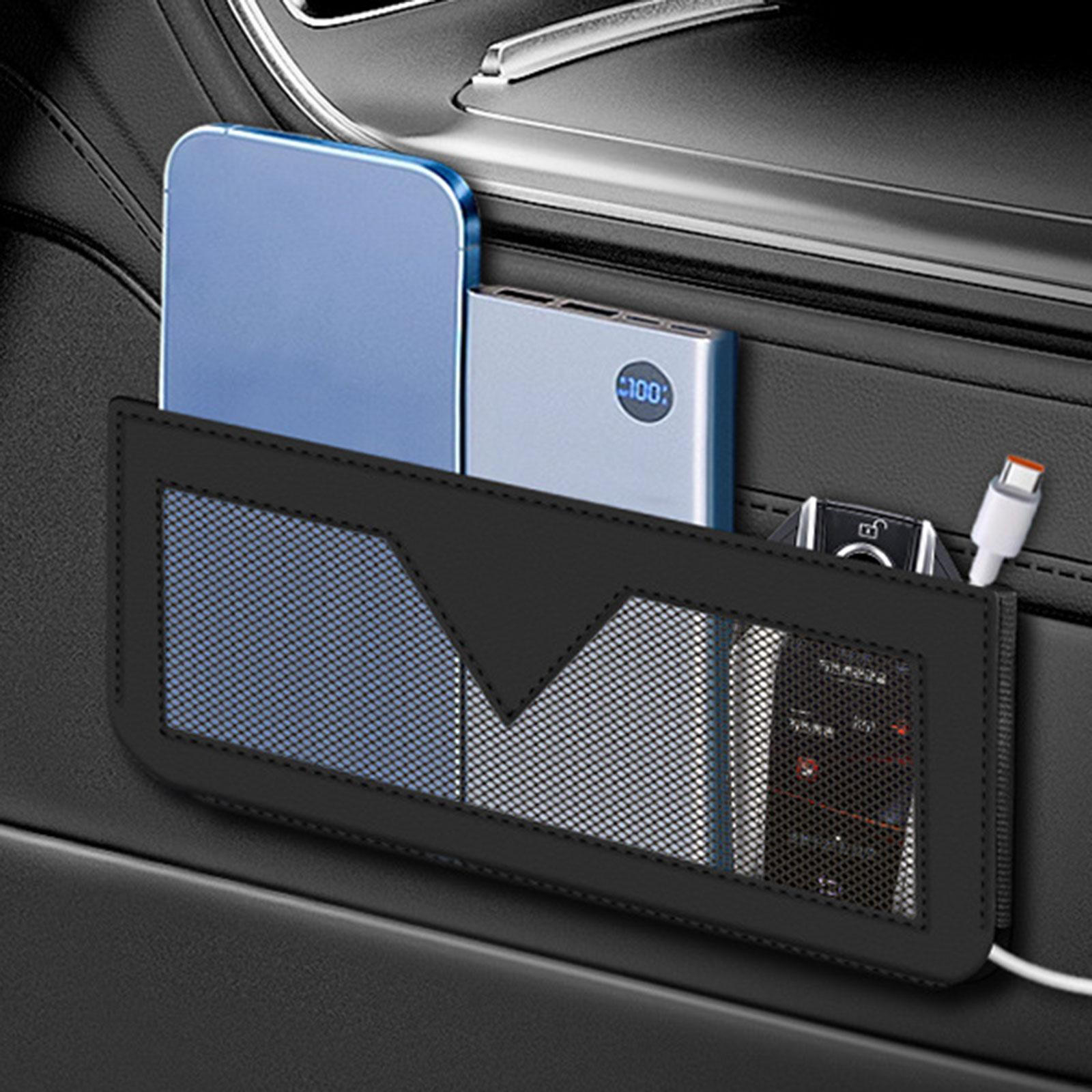 

Car Seat Side Pocket Organizer Storage Net Bag Phone Holder,Universal,Storage Box,Hanging чорний