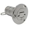 90 Degree 1.5" 2" 316 Stainless Steel Marine Boat Mirror Polish Deck Filler GAS DIESEL FUEL WASTE WATER Key Deck Filler Cap