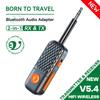 2 In 1 Bluetooth 5.4 Audio Transmitter Receiver 3.5mm AUX Jack Airplane Wireless Adapter Mic For TV Car Kit Speaker PC Headphone