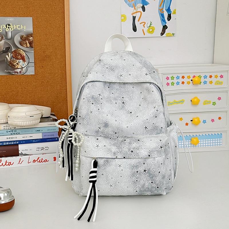 Schoolbag High Value Ins Tie-dye Backpack Women's 1011 New Large-capacity Junior High School Student Schoolbag Commuter Computer Backpack