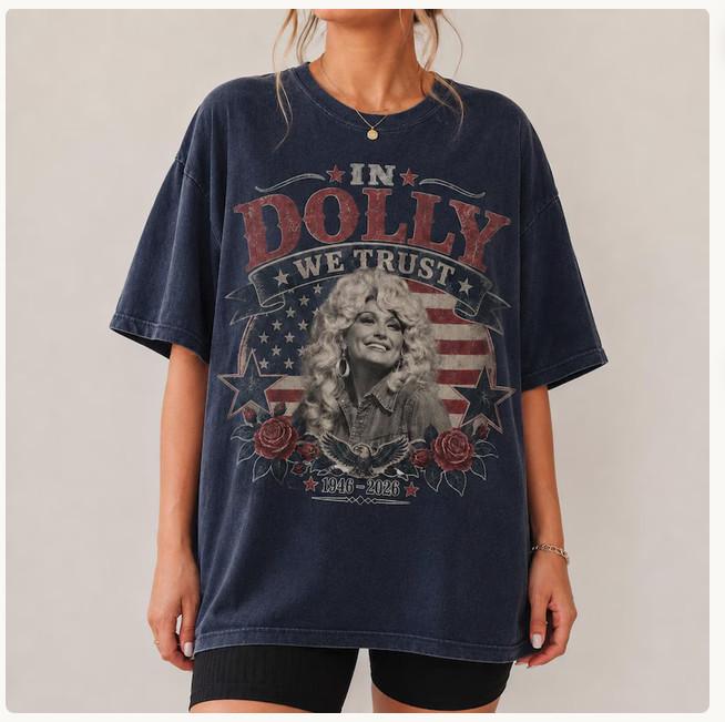 Dolly Parton T-Shirt, Dolly Parton Gedenk-T-Shirt, Country-Musik-Legende T-Shirt