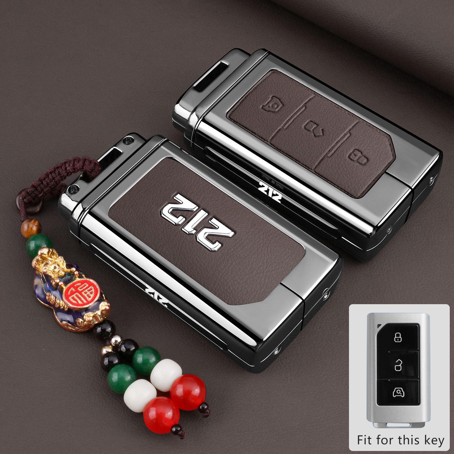 Siliconen Auto Sleutelhoesje Voor Baic Beijing 212 T01 Sleutelhanger Afstandsbediening Beschermhoes Tas Shell Portemonnee Behuizing Houder Fob Accessoires for Beijing 212 T01