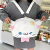 JIAERDI Sweet Cute Kitten Backpack Large Capacity Plush Soft Student Ita Bag Ladies Cartoon Lolita Multifunctional Shoulder Bags