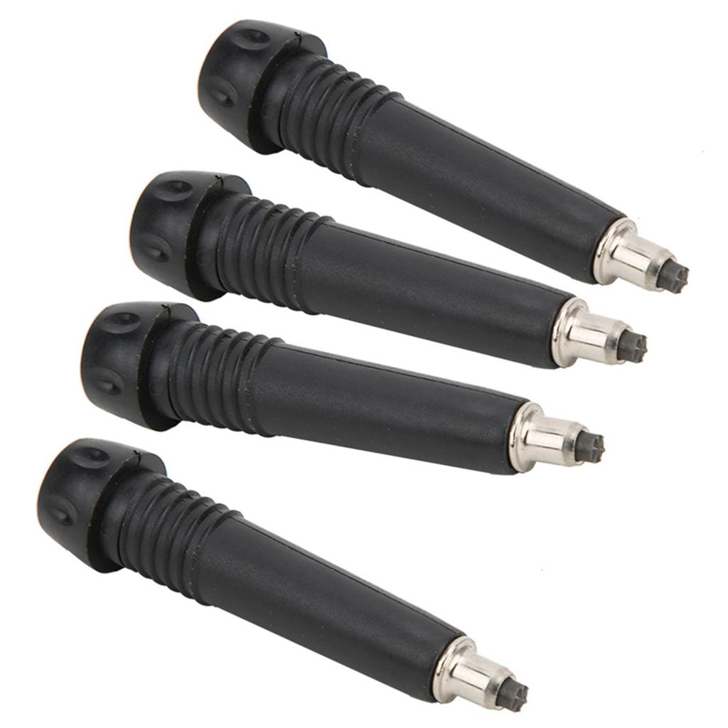 4 PCS Portable Replacement Rod Alpenstock Tip for Hiking Walking Treking