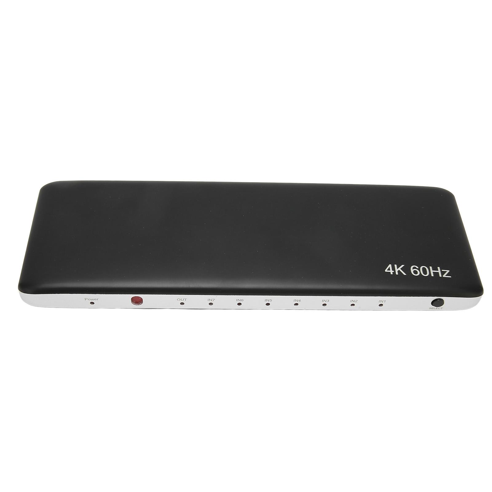 

Интерфейс HD Multimedia 2.0 Switch 7 в 1 выход HDCP 2.2 Поддержка 4K 60 Гц UHD 3D Видео Коммутатор EU Plug