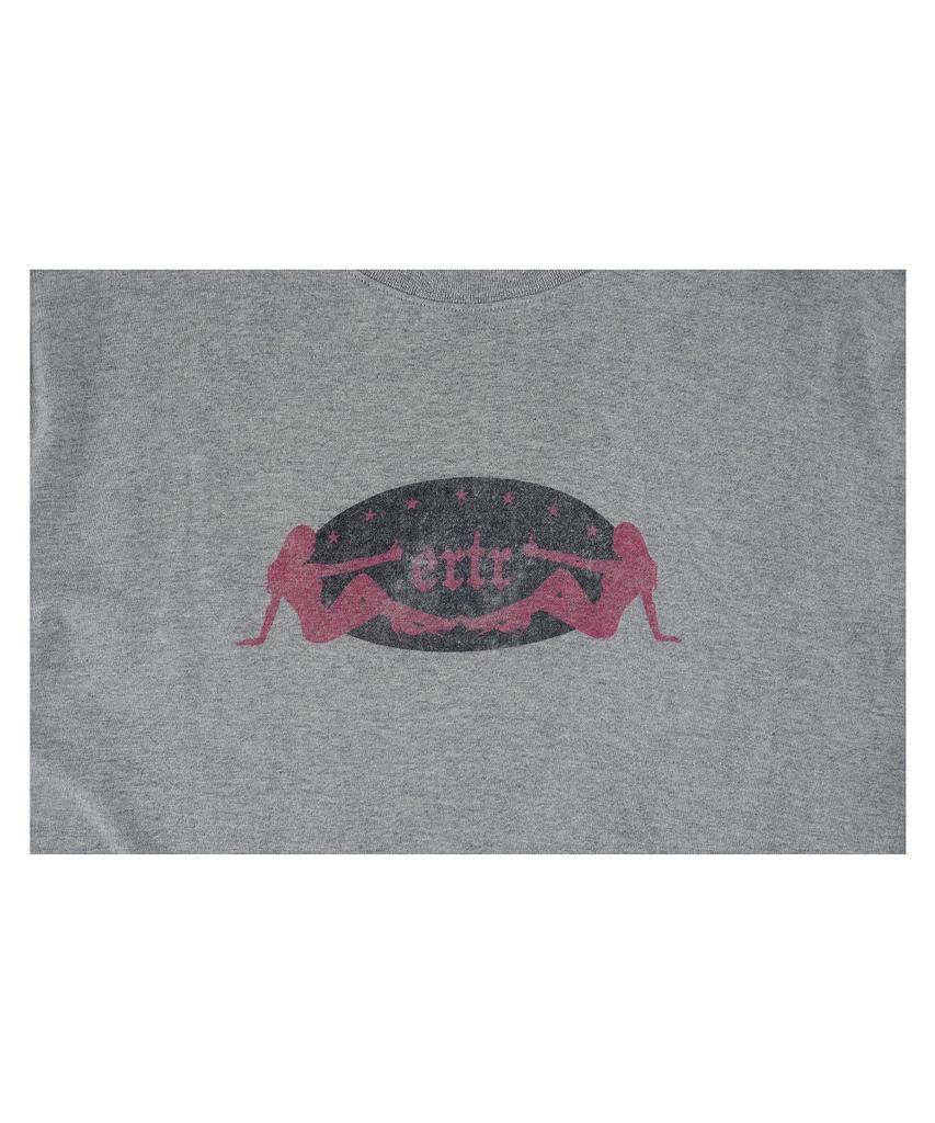 Ialtial Thumbs Up Girl T-Shirt Melange Gray