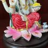 Handcrafted Resins Ganpati Idol Hindu Meditations Room Decors Elephant God Sculpture Altar Temple Ornament Spiritual Gift