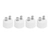 4PCS GU10 To MR16 Adapter Socket Heat Resistant Lamp Holder Converter for LED Halogen Lamp