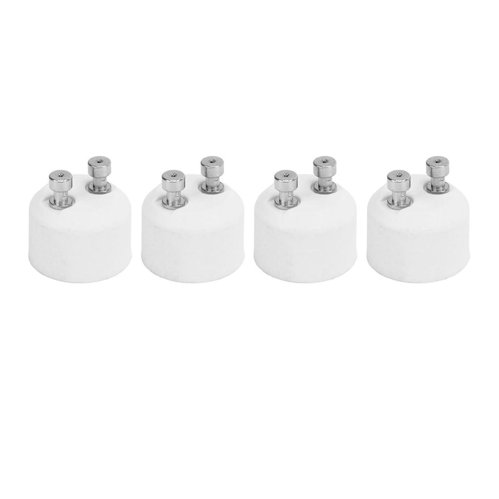 4PCS GU10 To MR16 Adapter Socket Heat Resistant Lamp Holder Converter for LED Halogen Lamp