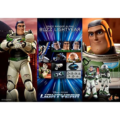 Movie Masterpiece Buzz Lightyear Buzz Lightyear (Space Ranger Alpha) 1/6 Scale Figure, White, Approximately 30cm Tall