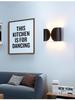 Nordic LED Wall Lamp: Designer Stainless Steel Indoor Light for Bedroom, Living Room, or Stairway