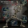 Mini Medieval Skeleton Figurines Small Halloween Skeleton For Home Table Decor Party Outdoor Graveyard Haunted House Accessories