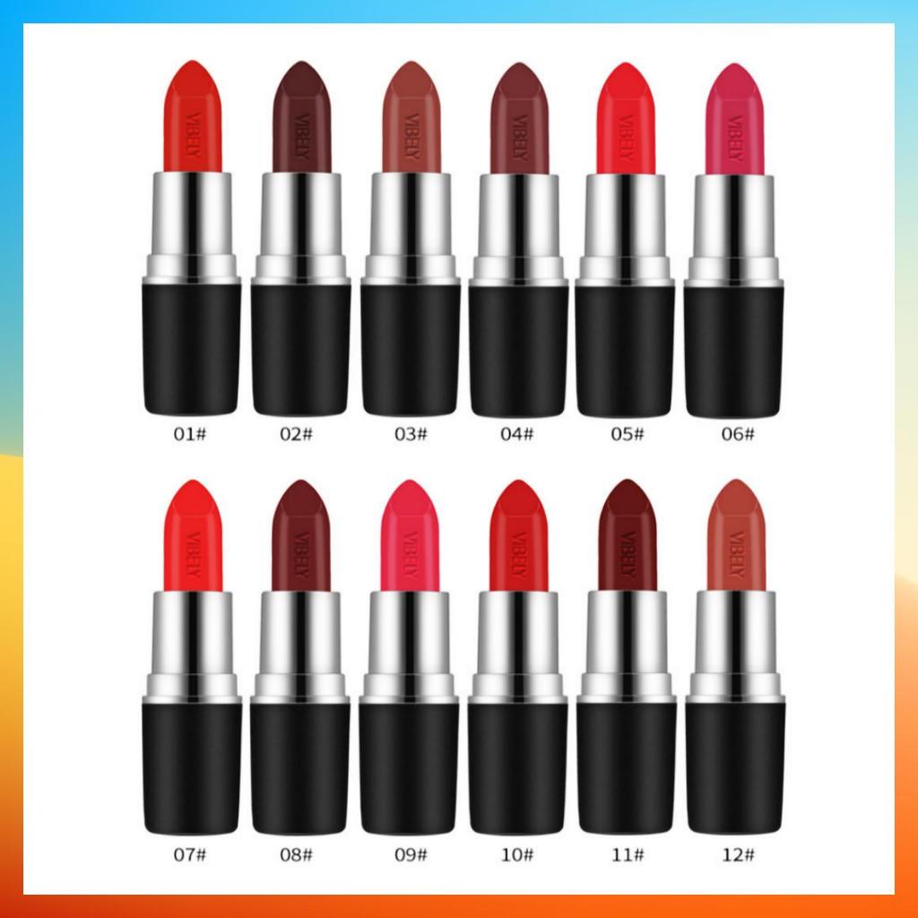 18 Colors Waterproof Matte Lipstick Professional Makeup