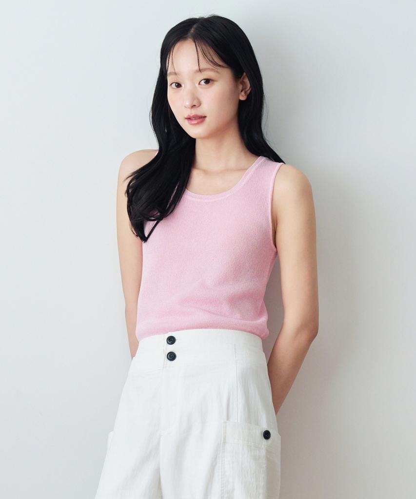 KNIZURE Daily Ensemble Round Sleeveless_3 Colors