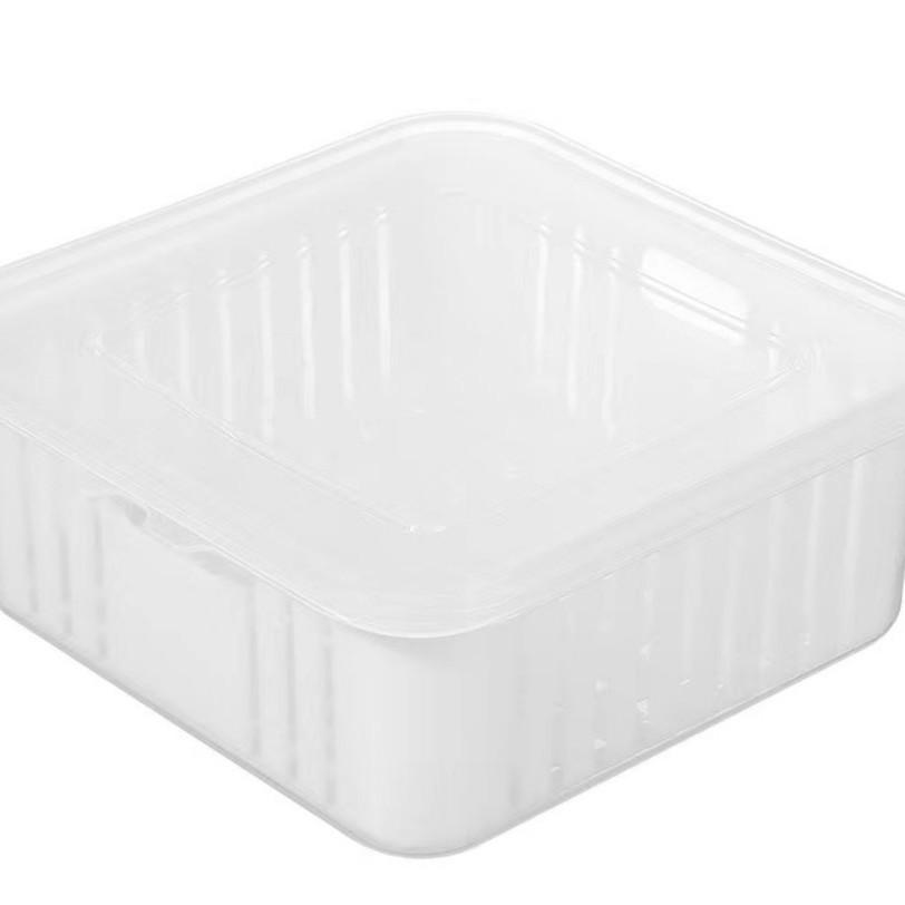 

Кухонный многосекционный контейнер для хранения свежих продуктов для лука, имбиря, чеснока и зеленого лука - Круглый, для подготовки и хранения продуктов, с дренажным отверстием.