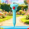 Retractable Ballpoint Pen Snake Gel Pen Smooth Writing Fade-Resistant Ink Pen