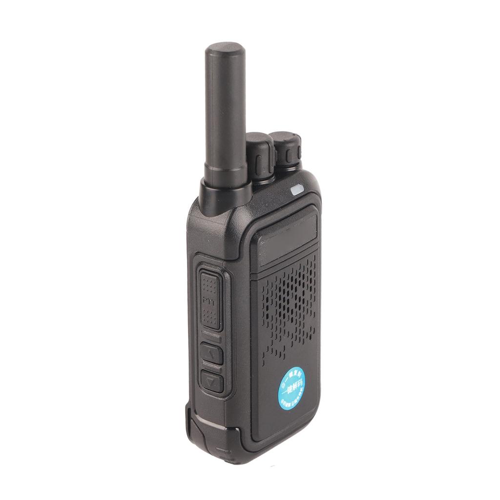 Rechargeable Walkie Talkie Decodable Two Way Radio VOX Handsfree 16 Channel UHF400‑470MHz  for Outdoor