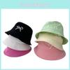 New Korean Style Summer Sun Hat Bowknot Fisherman Hat For Women Sunscreen Breathable Elegant