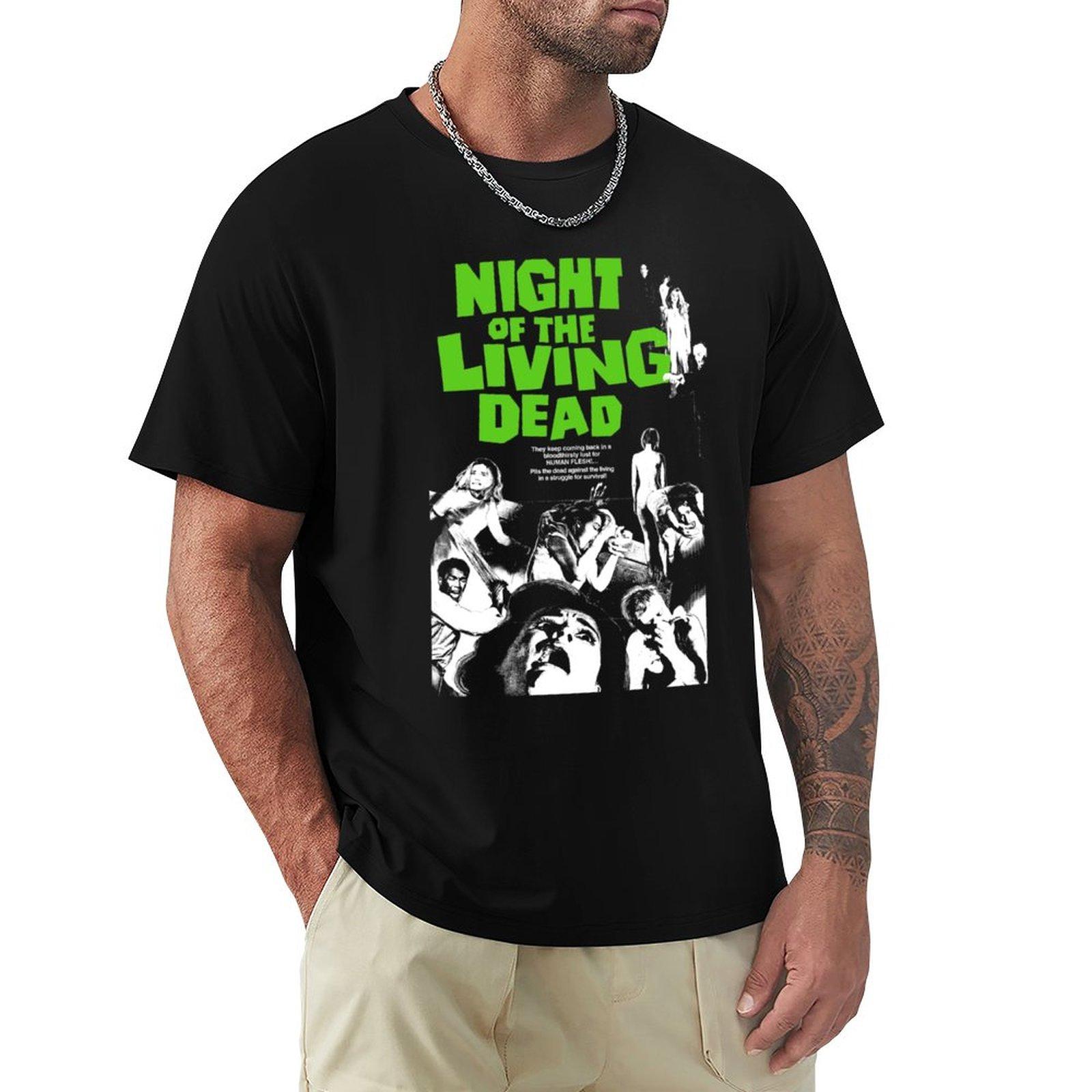 

Night of the Living Dead T-Shirt T-Shirt summer tops t-shirts t shirts sweat shirts mens graphic t-shirts pack 4XL