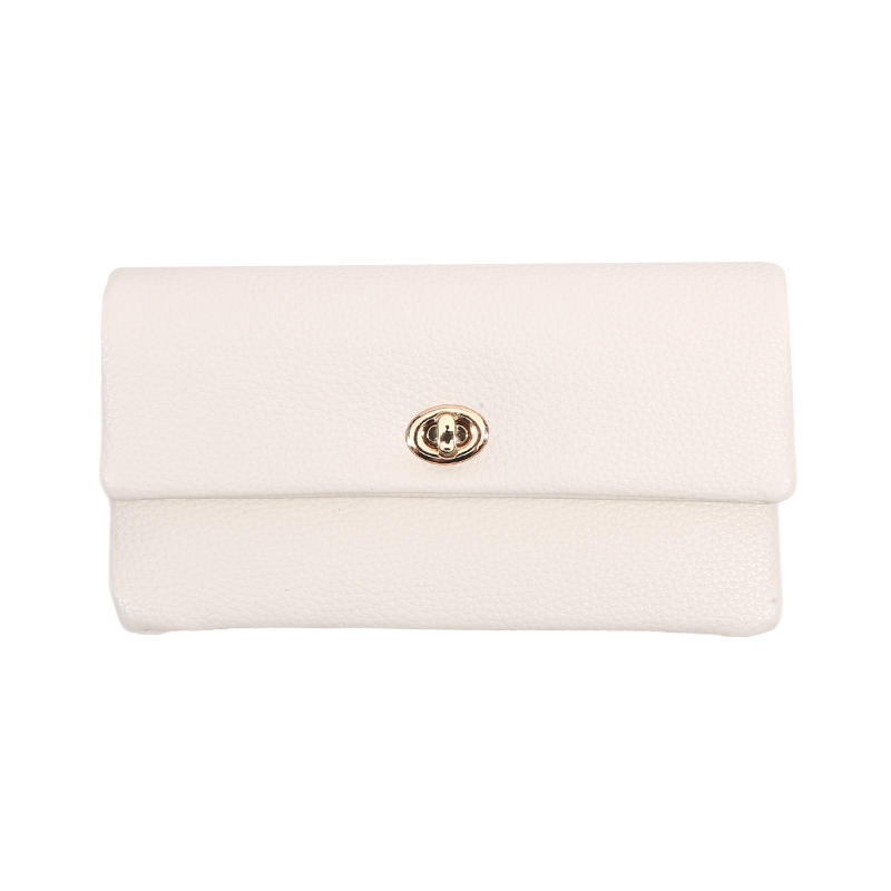 Stylish Women Wallets Long Hasp PU Leather Purses Portable Money Bag Solid Color Simple Multifunctional Coin Holder Fashionable Ladies Purse