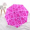1pc Pink Stars Print Automatic Open/Close Folding Umbrella - Compact 8-Rib Design, Daily Use, Perfect Gift for Friends & Family yy251124196