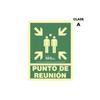 PUNTO Evacuation Sign from Reunion - GENERIC - 1mm PVC - 22.4x30cm