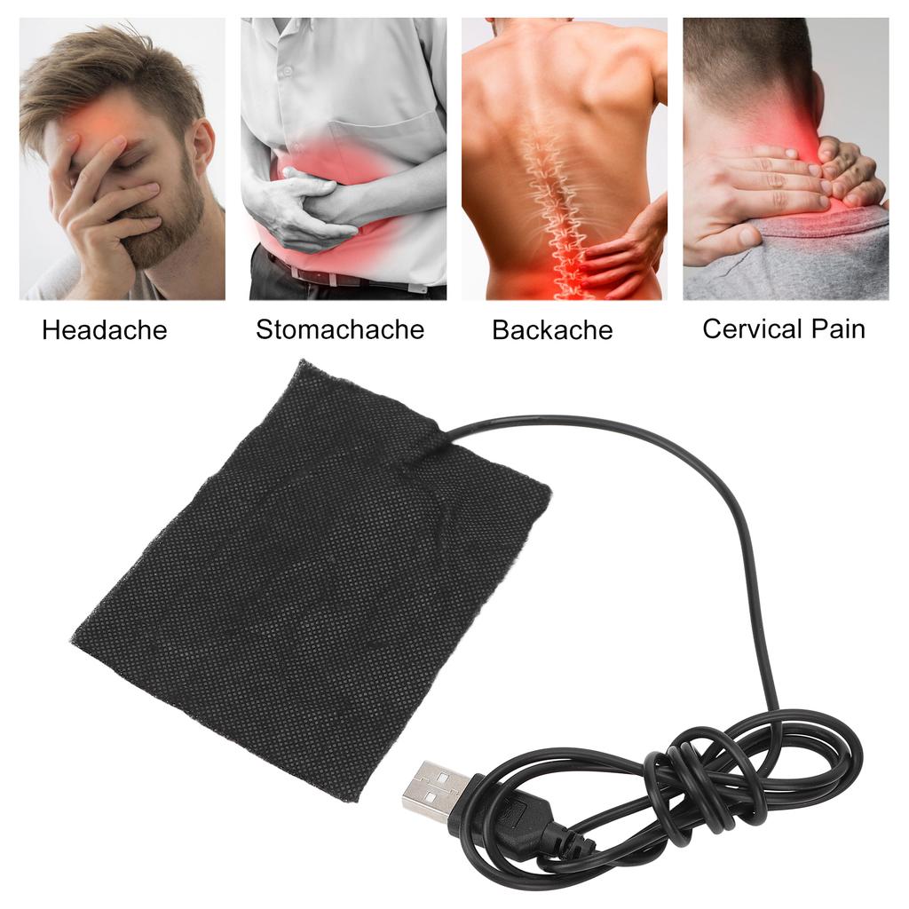 DIY Cloth Heater Pad USB Interface Hot Compress Relieve Pain Multifunctional Electric Heating Pad
