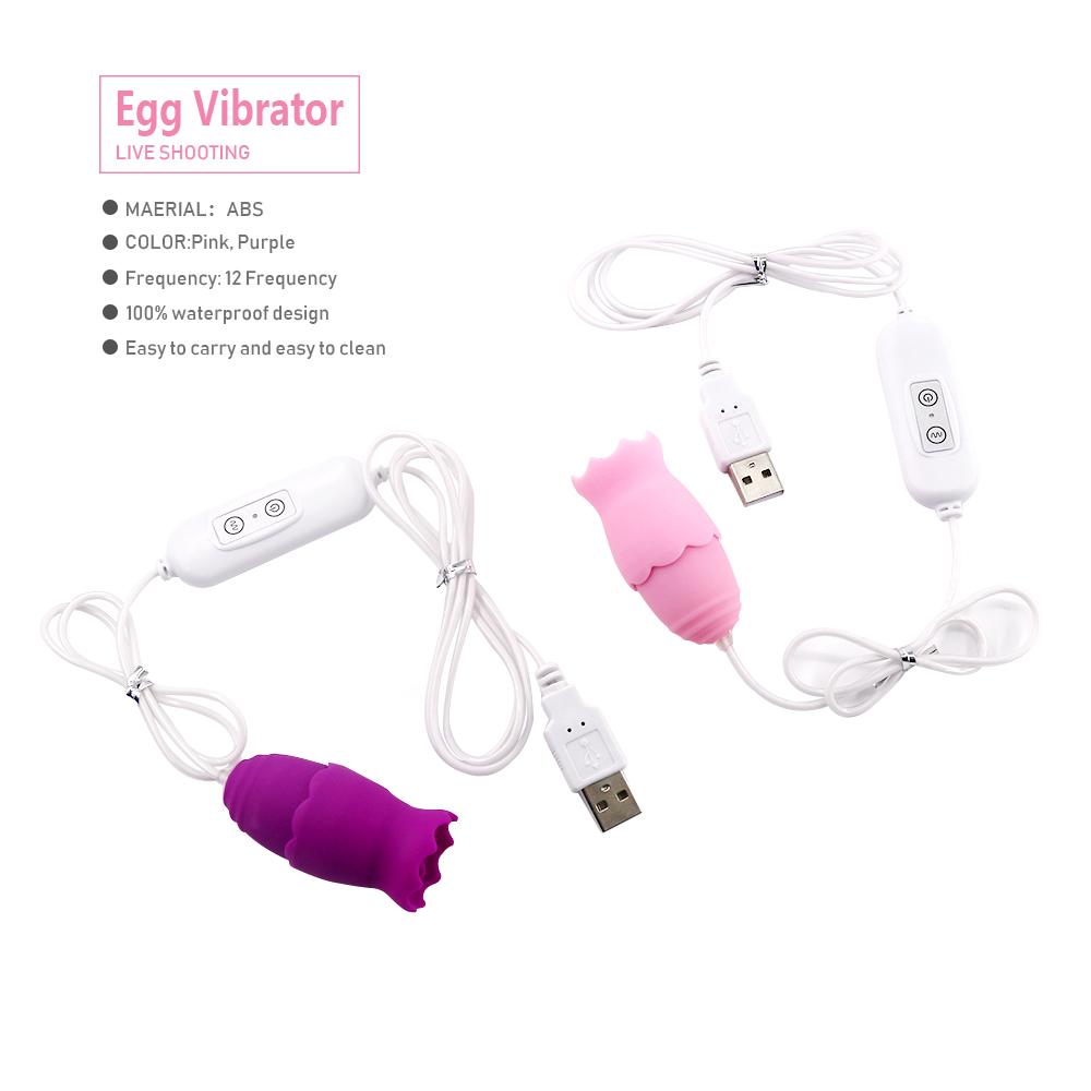 EXVOID Tongue Egg Vibrator 12 Speeds G-spot Vagina Massager Oral Licking Vibrators Clitoris Stimulator Adult Sex Toys for Women