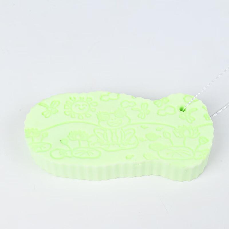Gentle Baby Bath Sponge with Fish Print
