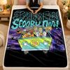 Flannel BlanketScooby Doo Warm Soft Throw Blanket for Indoor Sofa Bed Living Room Use