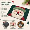 Cartoon Print Santa Claus Hallway Mat The Gingerbread Man Festival Door Mat  Bedroom