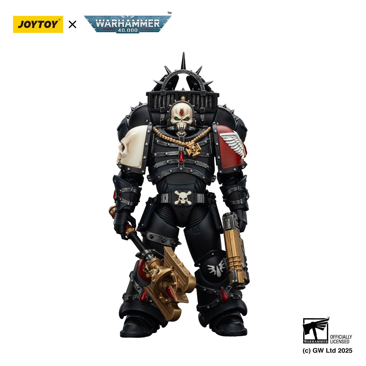 

[Pre Sale]JOYTOY 1/18 Action Figure Warhammer 40K Blood Angels Lemartes With Jump Pack,Blood Crozius Absolver Bolt Pistol toys