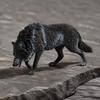 Standing Wolf Animal Model Sturdy for Imaginative Play, Kids