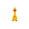 Bite-Resistant Latex Squeaky Dog Toy - Standing Chicken or Big-Mouthed Duck Teething Toy.