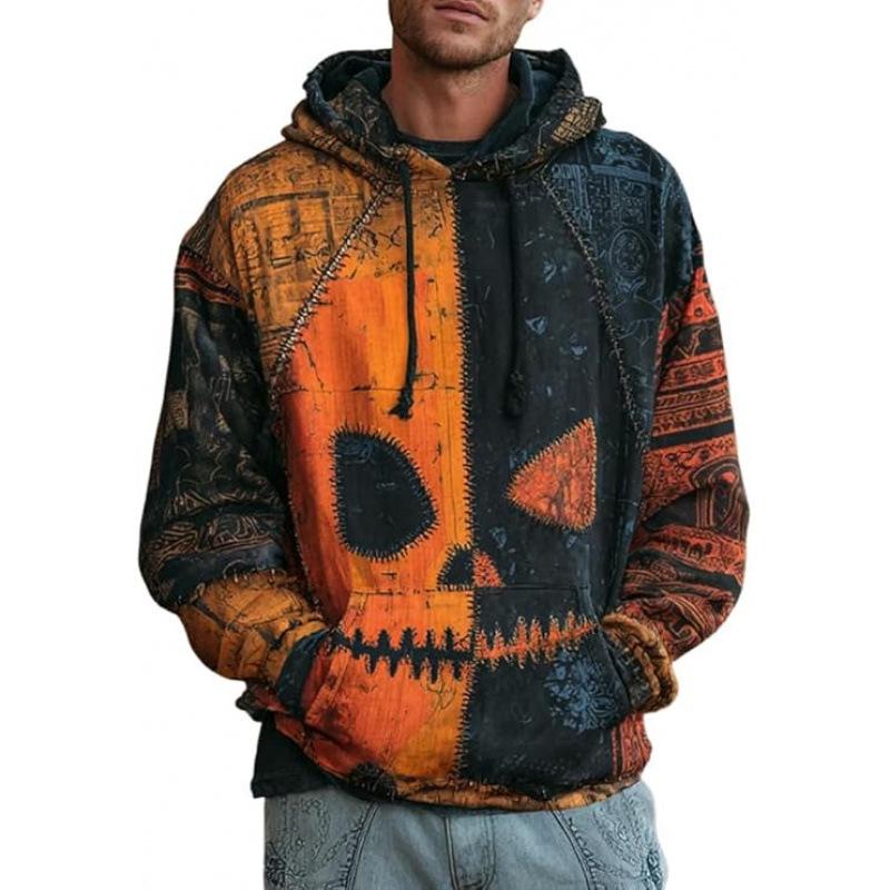 Autumn/Winter Loose V-neck Drop Shoulder Women's Thick Knit Hoodie with Faux Fur