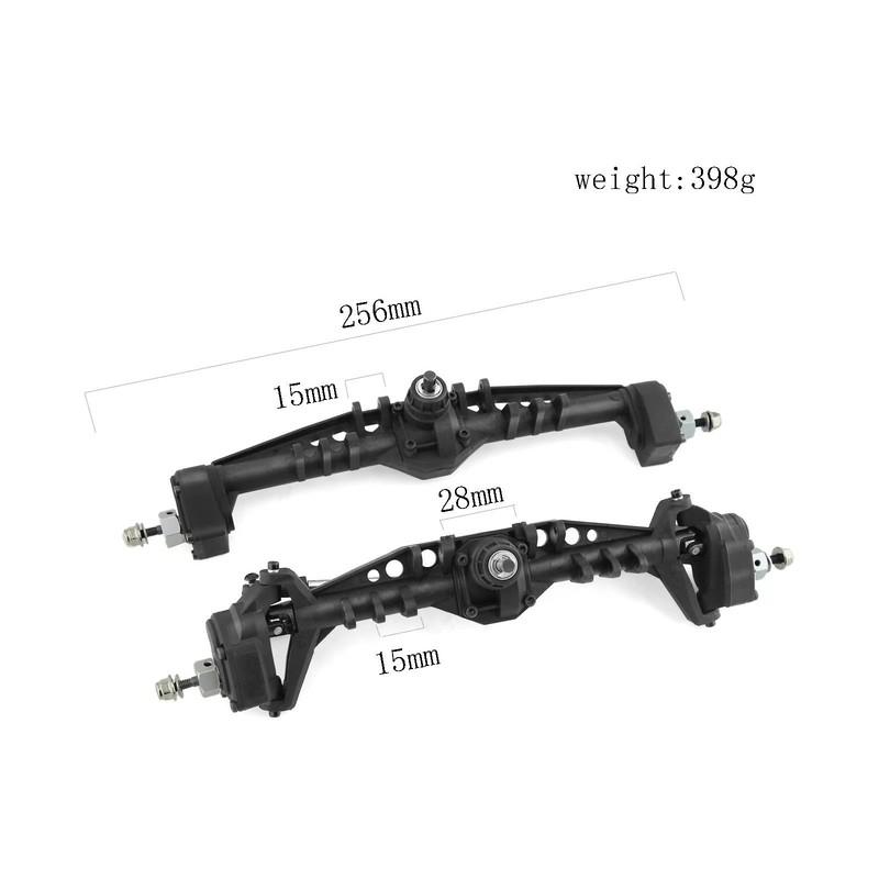 RC Front and Rear Currie F9 Plastic Portal Axle Assemble Housing Case for 1/10 Scale RC Crawler Car Axial Capra UTB10 1.9 UTB